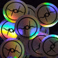 Holographic Positive Packages Sticker